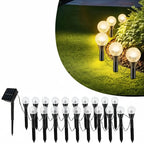 String Lights Solar-Powered Warm White 20 LEDs