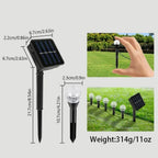 String Lights Solar-Powered Warm White 20 LEDs