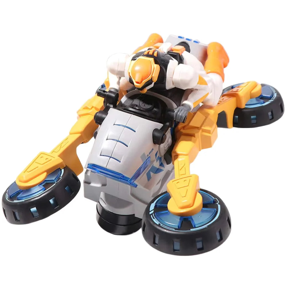 Stunt Bike Toy 2-in-1 Transforming Action Figure