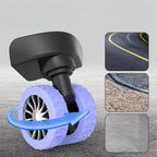 Suitcase Wheel Covers Silicone Noise-Reducing Set of 8