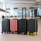 Suitcase Wheel Covers Silicone Noise-Reducing Set of 8
