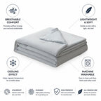 Summer Blanket Breathable Cooling Polyester Machine Washable