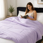 Summer Blanket Temperature Regulating Breathable Fill Machine Washable