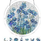 Sun Catcher Round Shatterproof Acrylic & Metal Chain
