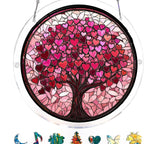 Sun Catcher Round Shatterproof Acrylic & Metal Chain