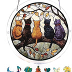 Sun Catcher Round Shatterproof Acrylic & Metal Chain
