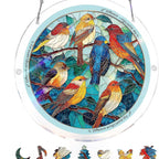 Sun Catcher Round Shatterproof Acrylic & Metal Chain