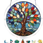 Sun Catcher Round Shatterproof Acrylic & Metal Chain