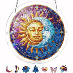 Sun Catcher Round Shatterproof Acrylic & Metal Chain