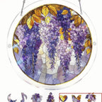 Sun Catcher Round Shatterproof Acrylic & Metal Chain