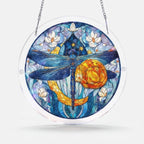 Sun Catcher Round Shatterproof Acrylic & Metal Chain