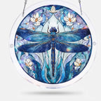 Sun Catcher Round Shatterproof Acrylic & Metal Chain