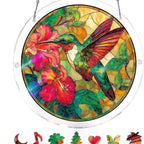 Sun Catcher Round Shatterproof Acrylic & Metal Chain