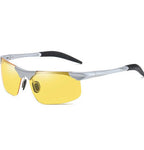 Sunglasses Photochromic Polarized UV400 Ultra-Light Aluminum Frame