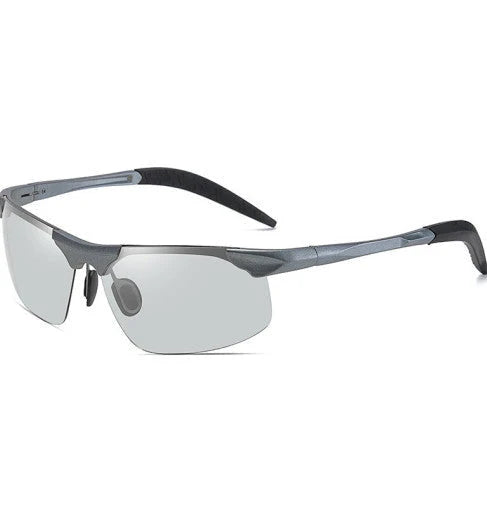 Sunglasses Photochromic Polarized UV400 Ultra-Light Aluminum Frame