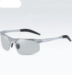 Sunglasses Photochromic Polarized UV400 Ultra-Light Aluminum Frame