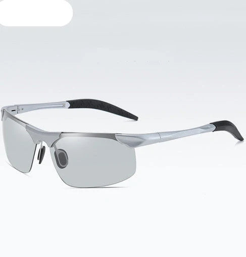 Sunglasses Photochromic Polarized UV400 Ultra-Light Aluminum Frame