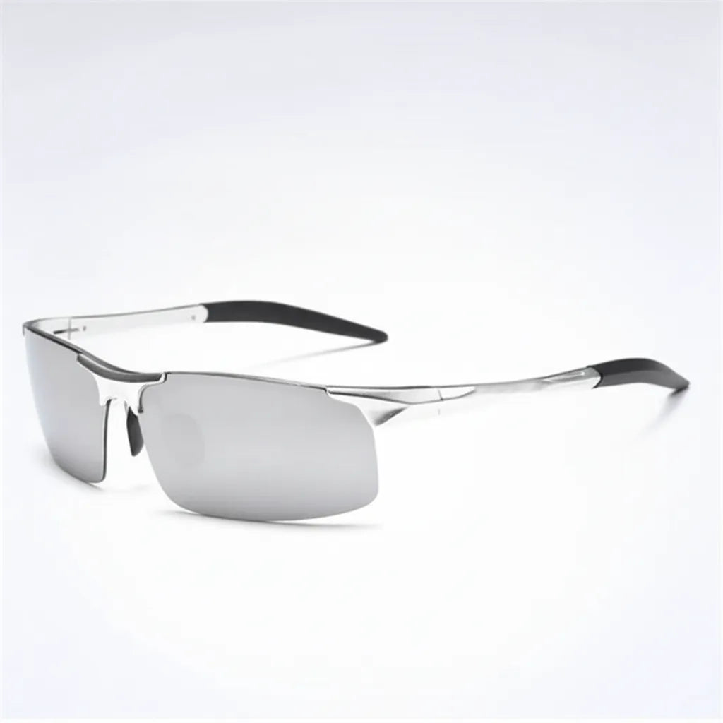 Sunglasses Photochromic Polarized UV400 Ultra-Light Aluminum Frame