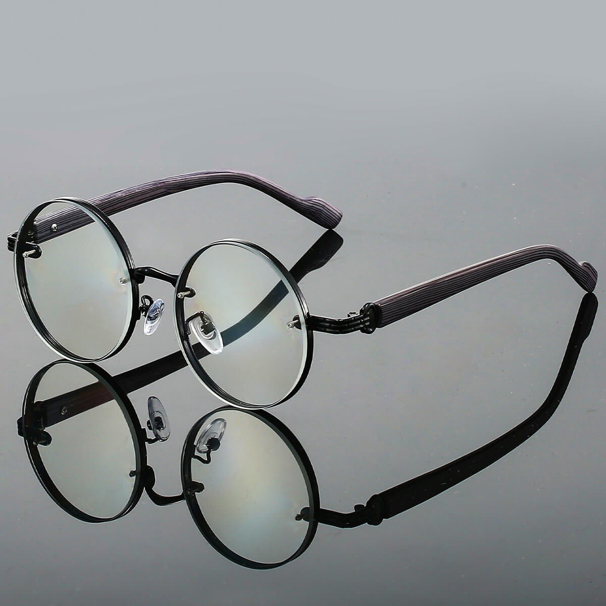 Sunglasses Retro Round Metal Frame UV400 Protection