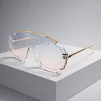 Sunglasses Sculpted Frame & Metal Accents 100% UV Protection