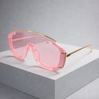Sunglasses Sculpted Frame & Metal Accents 100% UV Protection