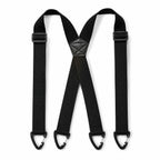 Suspenders Adjustable Elastic Belt Loop Hooks Y-Back or X-Back