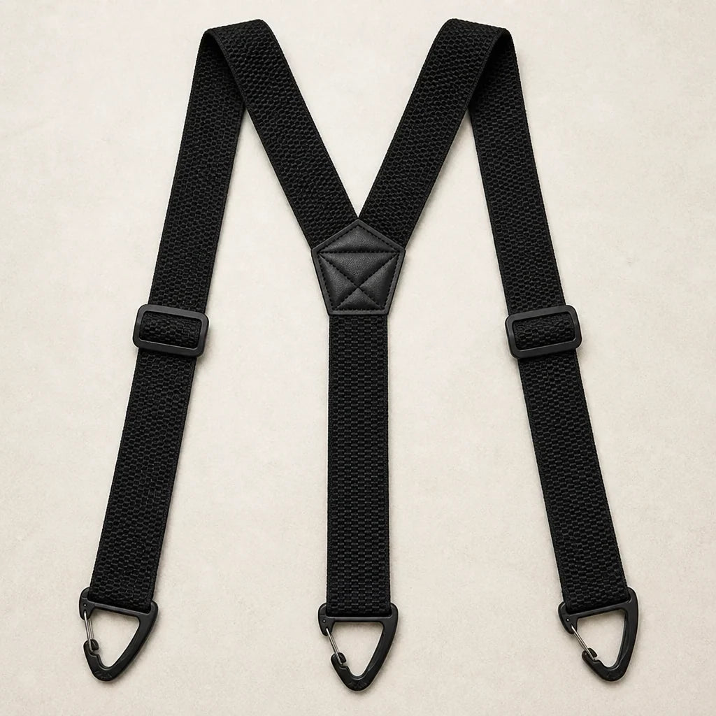 Suspenders Adjustable Elastic Belt Loop Hooks Y-Back or X-Back