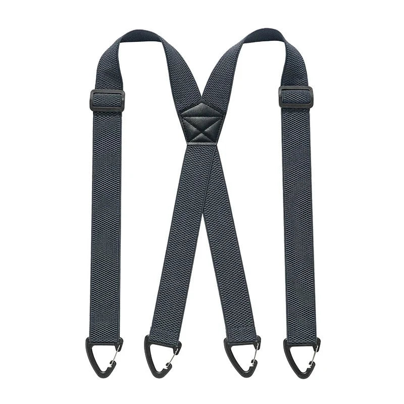 Suspenders Adjustable Wide Elastic Hook Attachment