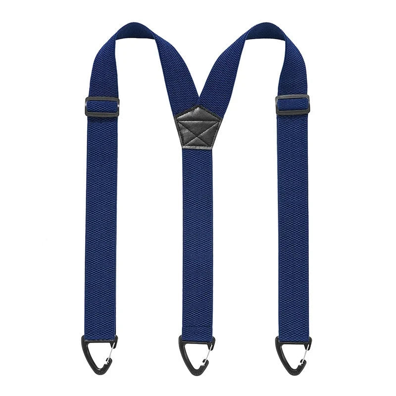 Suspenders Adjustable Wide Elastic Hook Attachment