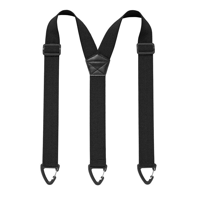 Suspenders Adjustable Wide Elastic Hook Attachment