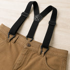 Suspenders Elastic X or Y Back Metal Clips