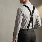 Suspenders Fully Adjustable Hook Clips Wide 1.5 Inch Straps