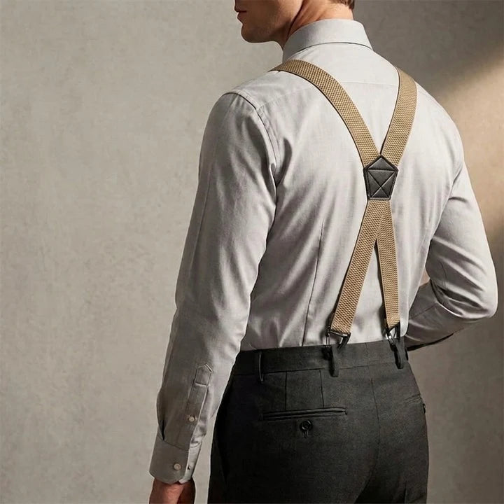 Suspenders Fully Adjustable Hook Clips Wide 1.5 Inch Straps