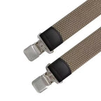 Suspenders X-Back Adjustable Elastic Four Clips