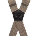 Suspenders X-Back Adjustable Elastic Four Clips
