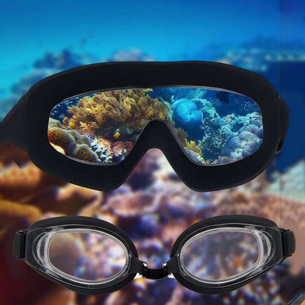 Swim Goggles 180 Degree Panoramic Anti-Fog Adjustable Strap