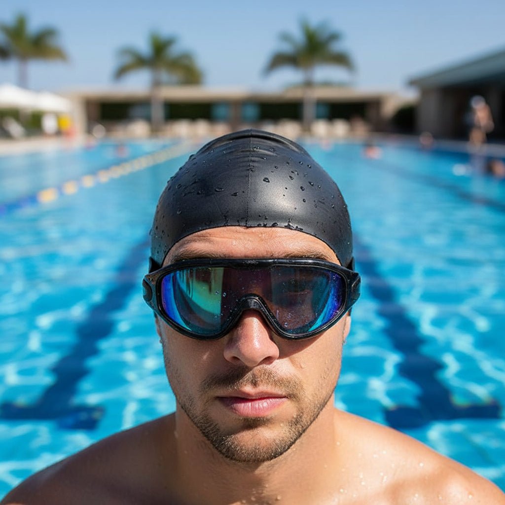 Swim Goggles 180 Degree Panoramic Anti-Fog Adjustable Strap