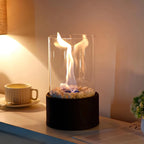 Table Fire Lantern Bioethanol Borosilicate Glass