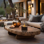 Table Fire Lantern Bioethanol Borosilicate Glass