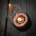 Table Fire Lantern Bioethanol Borosilicate Glass