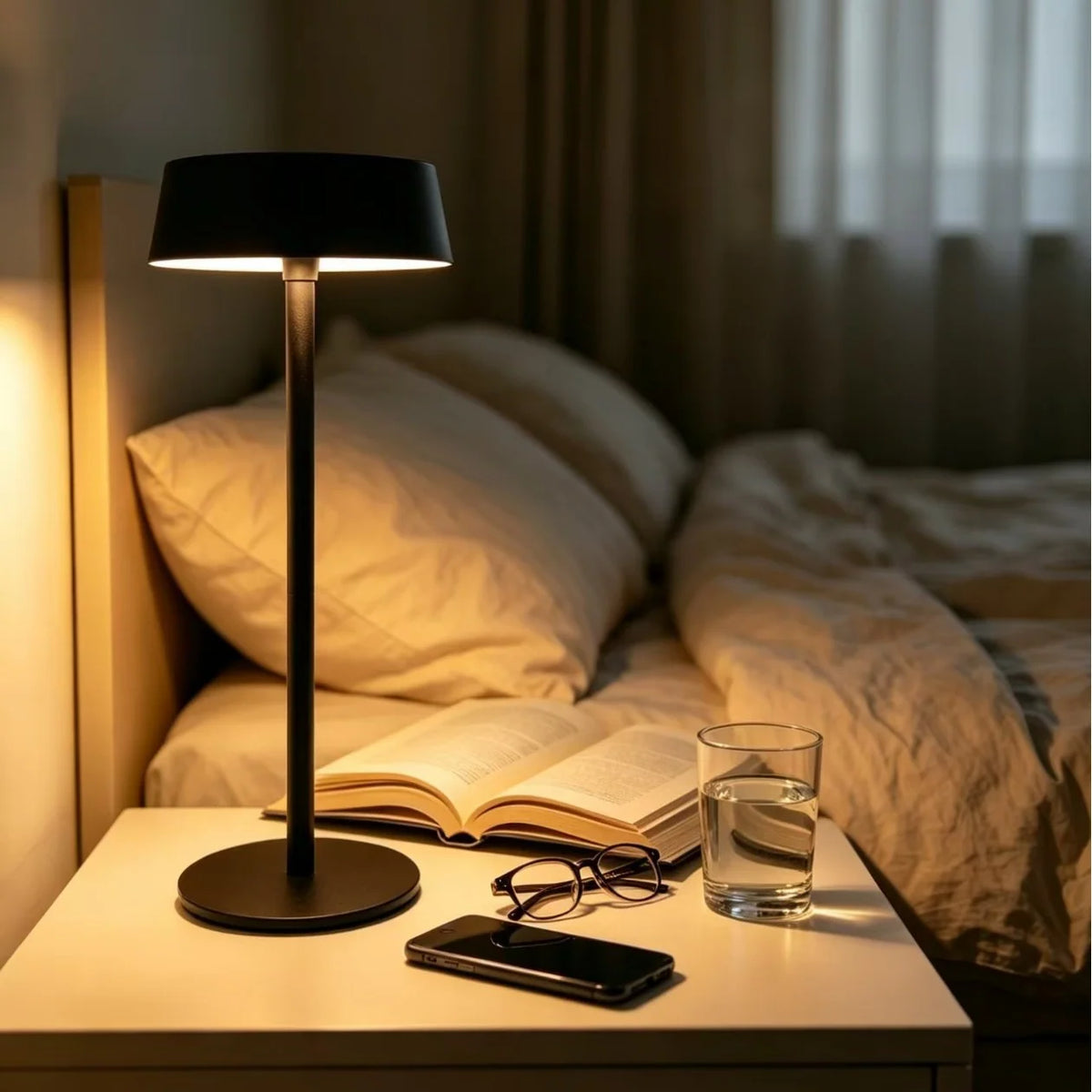 Table Lamp Adjustable Brightness Modern Minimalist Design