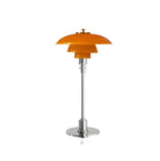 Table Lamp Continuous Dimming LED Glass Shade Metal Base