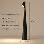 Table Lamp Cordless Rechargeable Touch-Dimming Warm LED Light