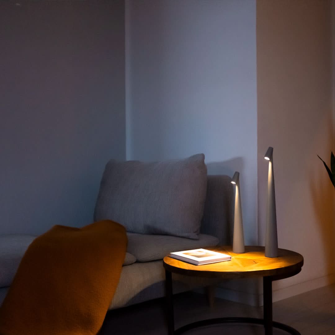 Table Lamp Cordless Rechargeable Touch-Dimming Warm LED Light