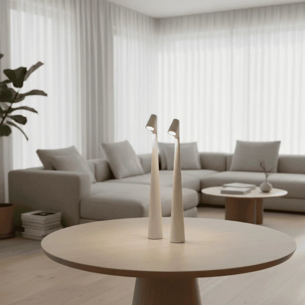 Table Lamp Cordless Rechargeable Touch-Dimming Warm LED Light