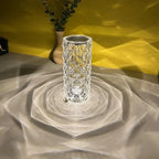 Table Lamp Crystal 3D Diamond 16-Color RGB Remote