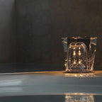 Table Lamp Diamond-Cut Crystal USB Rechargeable LED Up to 12 Hours