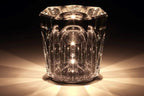 Table Lamp Diamond-Cut Crystal USB Rechargeable LED Up to 12 Hours