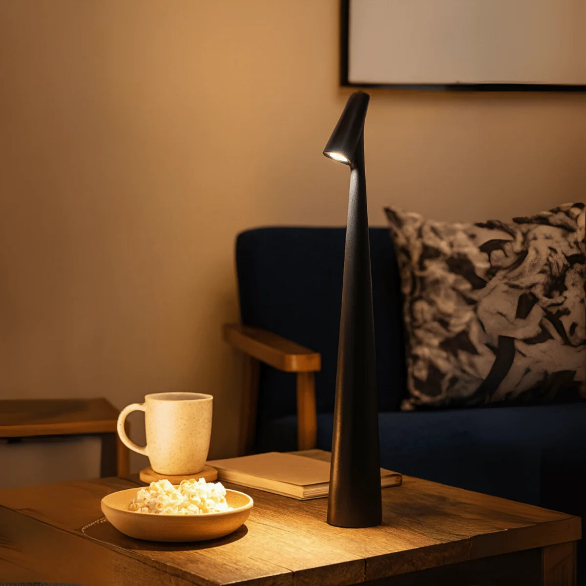 Table Lamp LED Rechargeable Cordless Stepless Dimming USB-C
