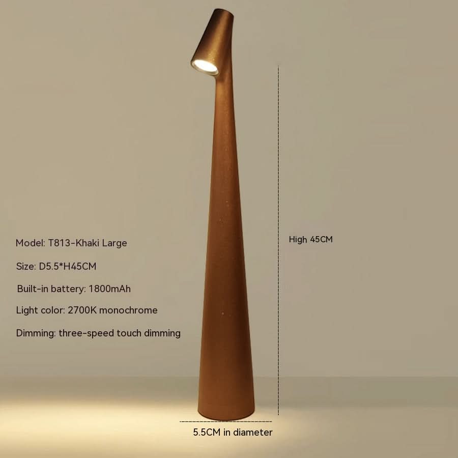 Table Lamp LED Rechargeable Cordless Stepless Dimming USB-C